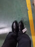 回力皮鞋男结婚新郎鞋2025新款男士休闲黑色商务正装尖头增高男款 黑色【休闲方头皮鞋】 39 实拍图