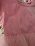 艾舞戈儿童舞蹈服女童专业练功服幼儿芭蕾舞裙衣服小女孩纱裙中国舞服 粉色-长袖 130 实拍图
