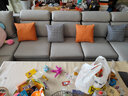 凯施诺布艺沙发 客厅沙发简约现代小户型科技布乳胶沙发实木沙发家具 大户U型六件套【3.6米】 科技布-海绵+乳胶版【颜色备注】 实拍图