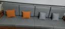 南宜 沙发实木沙发冬夏两用小户型现代中式转角贵妃款拉床款客厅家具 【普通款】三人位 乳胶坐垫【升级科技布】 实拍图