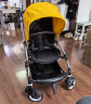 博格步（BUGABOO）【新品】荷兰Bugaboo Bee6博格步多功能轻便城市型折叠婴儿推车 银架柠檬黄 黑座 实拍图