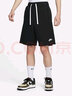 耐克（NIKE）男运动短裤 夏季 针织毛圈 柔软吸汗 五分裤 DX0767-010 黑 L 实拍图