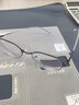 蔡司（ZEISS）镜片近视眼镜男变色防蓝光专业可配度数超轻进口钛架大脸眼睛框女 【日本进口钛材】圆框黑色 配LASHION1.67非球面镜片300~800 实拍图
