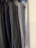FULL MONTY羊毛西服套装男高档修身轻商务西装套装职业正装结婚礼服 黑色1205 46 码上衣【西裤尺码找客服备注】 实拍图