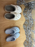CROCS卡骆驰秋冬新品暖棉洞洞鞋男女秋冬款贝雅暖棉拖鞋|205969 白/浅灰-11H(建议买大一码) 37 /38(230mm) 实拍图