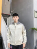 啄木鸟外套男士夹克春秋季新款轻商务休闲中青年男装连帽上衣服免烫抗皱 JK9902白色 不加绒 XL （建议110-125斤） 实拍图