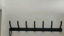 淼源挂衣钩玄关衣服挂钩连排墙上门后墙壁挂钩衣帽钩壁挂勾衣柜挂钩架 黑色凤尾排钩/七钩/总长65厘米 实拍图