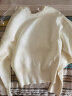 卓雅周末22秋季新款可拆卸刺绣蕾丝领打底针织衫毛衣女EJWACQ85 白色-预售7天 M-预售7天 实拍图
