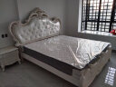 中巢 实木床 欧式床双人床卧室家具皮床法式公主婚床现代简约风格 床+乳胶弹簧床垫+床头柜*1 1.8*2.0m框架结构 实拍图