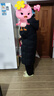 美力城【檀健次同款】长款羽绒服女装新款极地鹅绒外套时尚泡芙110 猛石黑 L （120-130斤） 实拍图