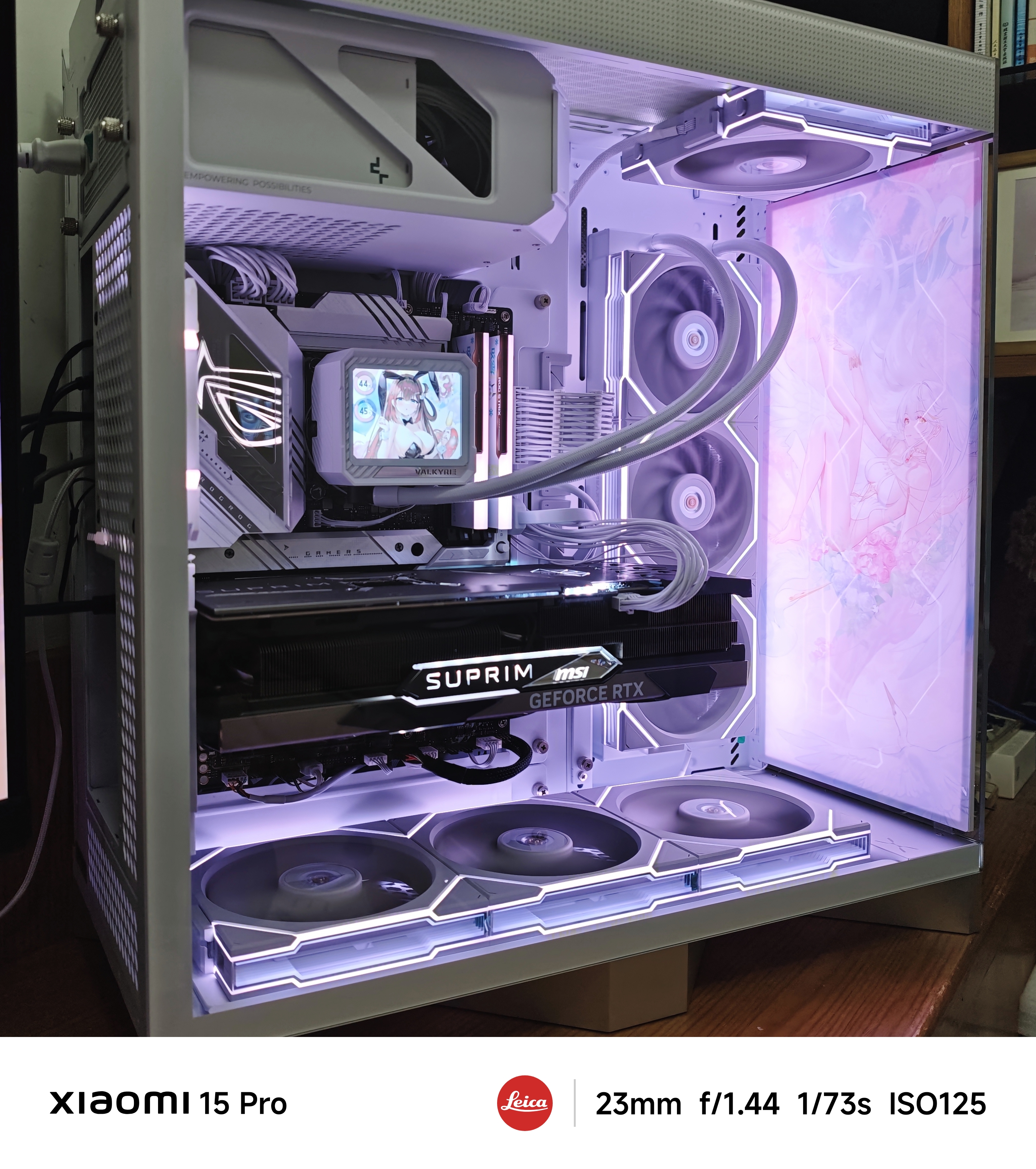 TRYX（创氪星系）LUCA路氪 L70中塔EATX机箱 白 双420水冷/4cm悬浮底座/免工具/猫屋包装/前开门设计 实拍图