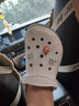 卡骆驰（crocs）洞洞鞋男鞋女鞋 25夏季新款贝雅拖鞋轻便透气情侣鞋沙滩鞋凉鞋 贝雅卡骆班-白色/热推款 39 -40 /M7W9/250mm 实拍图