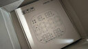 新款创意简约数字大挂钟led大字体电子钟夜光挂墙客厅钟表计时器 黑色白绿【大号】 实拍图