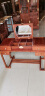 咏月 红木家具非洲花梨（学名：刺猬紫檀）实木书桌 新中式办公桌子 1.22米桌椅组合 晒单实拍图