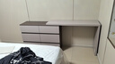 林氏家居原林氏木业现代简约斗柜梳妆台一体卧室小户型化妆桌子OV3C 【灰色】桌+六斗柜 实拍图