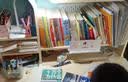 坐得正 儿童学习桌儿童桌椅套装可升降中小学生学习桌椅写字桌实木书桌 1.2m桌带陪读柜+自动追背椅蓝 实拍图