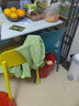 和大人餐椅家用塑料椅子现代简约餐厅饭桌靠背休闲椅北欧洽谈接待餐桌椅 LGF版黄色 加强加厚破损必赔 实拍图