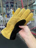 OZERO奥哲鹿皮保暖手套男骑行滑雪加绒零下40度严寒防风耐磨加厚女手套 加绒加厚零下40度【黄色8008】 M 实拍图