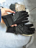 迪卡侬单车手套全指春秋保暖抗震防水骑行装备黑色-秋季款 2358137 M 实拍图