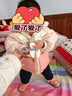 嘟嘟家童装宝宝羽绒服冬季保暖儿童外套冬款男童棉服女童棉袄 皮粉色 90 实拍图