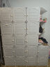 蔻丝 硬塑门板 简易衣柜柜子储物收纳 4挂10格 晒单实拍图