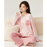 顶瓜瓜顶呱呱睡衣女士纯棉春夏圆领长袖可外穿家居服套装女21640 165 实拍图