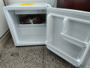 奥克斯（AUX）家用单门迷你小型冰箱 冷藏保鲜小冰箱 宿舍租房电冰箱 BC-50P80 升级款 珍珠白 实拍图