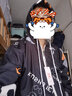 宗狮猴 (上衣+裤子）男款短袖短裤夏天套装男生篮球服夏季韩版全套衣服 黑色拉链 XL 实拍图