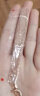周大福MONOLOGUE独白星月9K玫瑰金镶钻石项链 MU141 40cm 实拍图