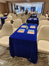 殳亓定制加厚金丝绒办公会议桌布摆地摊绒布料纯色长方形活动展会台布 宝蓝色 定制其他尺寸联系 实拍图