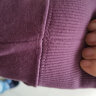 班尼路卫衣男士春秋款外套简约纯色圆领休闲卫衣男长袖T恤纯色套头上衣 155P酱紫色 S 实拍图