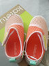 卡特兔童鞋婴儿学步鞋秋季儿童凉鞋软底网面宝宝鞋男女童幼儿园室内鞋 橙粉白 27 内长16.5cm  脚长15.6-16.2 实拍图