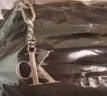 Calvin Klein女包时尚小众简约金属挂件羊皮褶皱云朵包单肩斜挎包礼物DH2928 001-黑色 OS 晒单实拍图