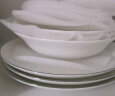 隆达骨瓷陶瓷餐具套装盘碗碟 家用中式简约6人餐具 陶瓷商务乔迁礼品 纯白 纯白 16头 晒单实拍图