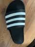 阿迪达斯（adidas）拖鞋男鞋女鞋2026夏季新款经典三条纹缓震舒适居家凉鞋防滑沙滩鞋 F35543 【Cloudfoam舒适鞋床】 40.5 (250mm) 偏小 建议卖大一码 实拍图