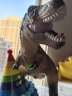 爸爸妈妈儿童恐龙玩具可发声搪胶大恐龙软胶恐龙模型恐龙世界侏罗纪霸王龙宝宝动物仿真模型玩具大号男孩女孩生日六一儿童节礼物 实拍图