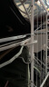 欧润哲 晾衣架落地阳台折叠晒衣架晒被架INS风晾衣杆 白色121cm 实拍图