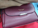 晶轼包包妈妈款2025冬季软皮中老年背包斜挎包40-50岁大气单肩女挎包 酒红 实拍图