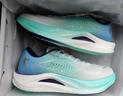 乔丹QIAODAN强风2运动鞋男跑步鞋马拉松专业竞训韧弹回馈中考体测跑鞋 智能绿/海盐蓝 -春意 44 实拍图