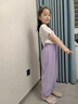 多妙屋女童防蚊裤儿童夏季薄款休闲长裤子女孩大童装10938高级灰150 实拍图