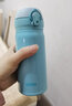 膳魔师（THERMOS） 进口保温杯男女士水杯办公旅行车载不锈钢轻便防漏礼品礼物JNL 352(SKY) 蓝色350ml 实拍图