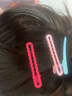 糖果色无痕鸭嘴夹碎发夹女前额刘海侧边夹子头饰一字夹发卡TS64 糖果色鸭嘴夹3个颜色随机 实拍图