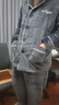雅鹿睡衣男生秋冬季加绒加厚珊瑚绒男士青少年纯色大码保暖家居服套装 NSCBF-深灰【升级双面法兰绒】 L (建议100-130斤) 实拍图