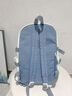 爱情海双肩包书包背包大容量初中高中生大学生电脑包15吋高颜值防泼水 【蓝色】休闲轻便时尚通勤高级感 百搭小众可爱潮流ins风布包 实拍图
