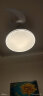 雷士（NVC）风扇灯隐形吊扇灯led餐厅金属质感客厅灯饰氛围灯具三色赠遥控 实拍图