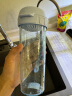 特百惠（Tupperware）茶韵塑料杯 男女学生夏季运动水杯子大容量带滤格 冰水蓝500ML 晒单实拍图