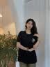 MMOPTOP潮牌重磅T恤男夏季潮流印花情侣短袖舒适休闲上衣女M0030黑色M 实拍图