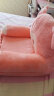 CLCEY儿童沙发宝宝卡通加长座椅凳子男女孩阅读角公主懒人折叠小沙发椅 库洛米(粉色) 三层折叠1.2米 晒单实拍图