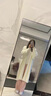 翊尚美长款针织衫开衫外套女秋冬新款仿水貂绒宽松加绒加厚毛衣秋装上衣 米白色【裹胸+加厚毛衣开衫】 均码 【推荐80-140斤】 实拍图