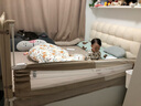 利伯顿（LIBODUN）床围婴儿安全护栏床围栏宝宝防摔床上防护围挡儿童防掉床边床护栏 PRO月纱米+轻松快换洗 【新行标5A安全认证】1.9米一面 实拍图